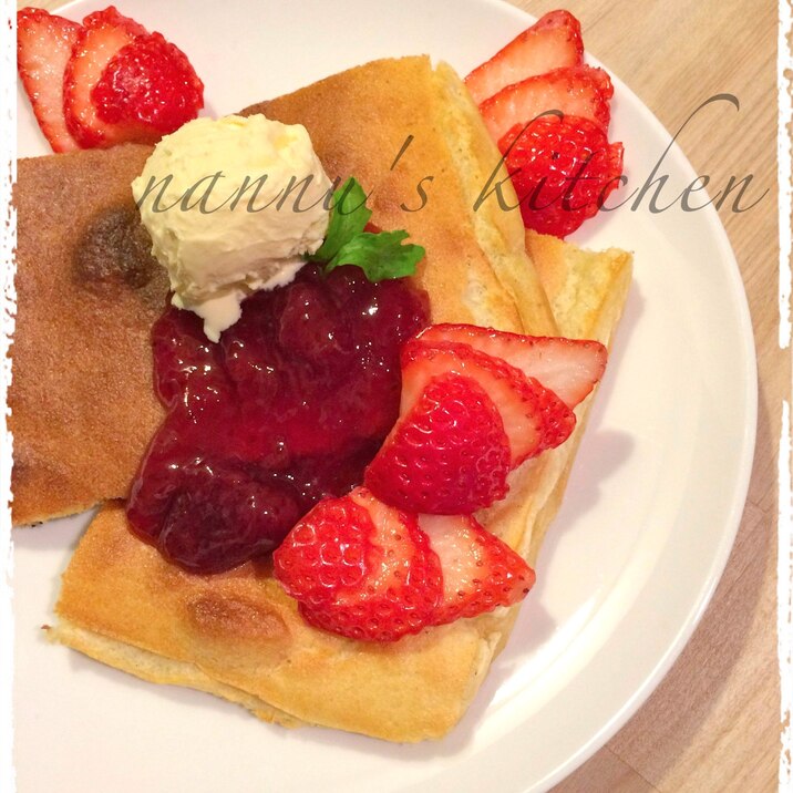 簡単 しっとり北欧フィンランド流パンケーキ レシピ 作り方 By Nannu S Kitchen 楽天レシピ